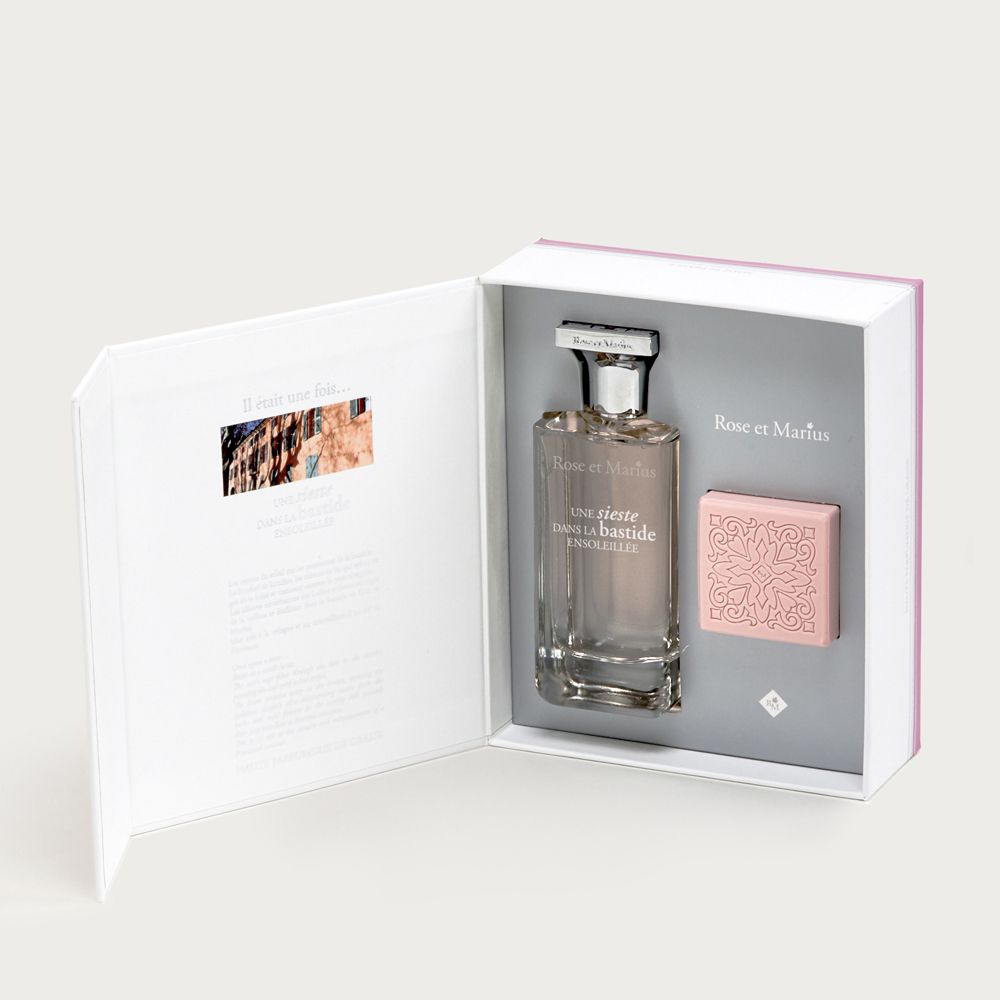 perfume box - rose and marius