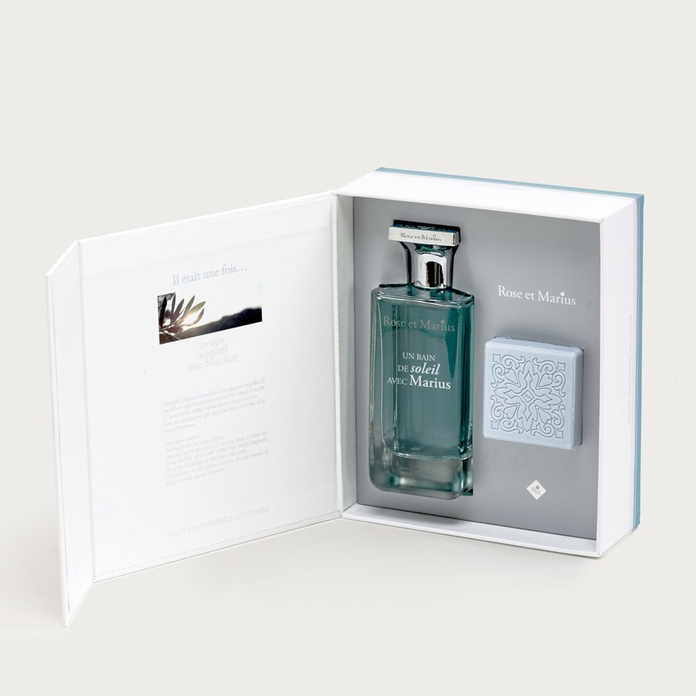 soap perfume gift box - rose and marius