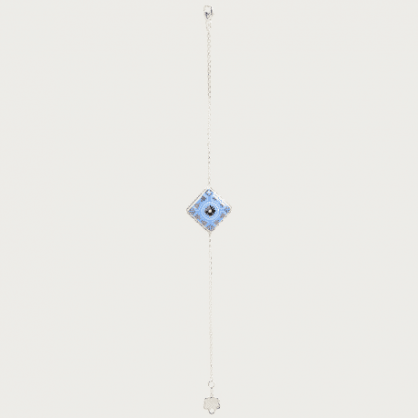 Bracelet Argent 925 - casteu bleu ciel