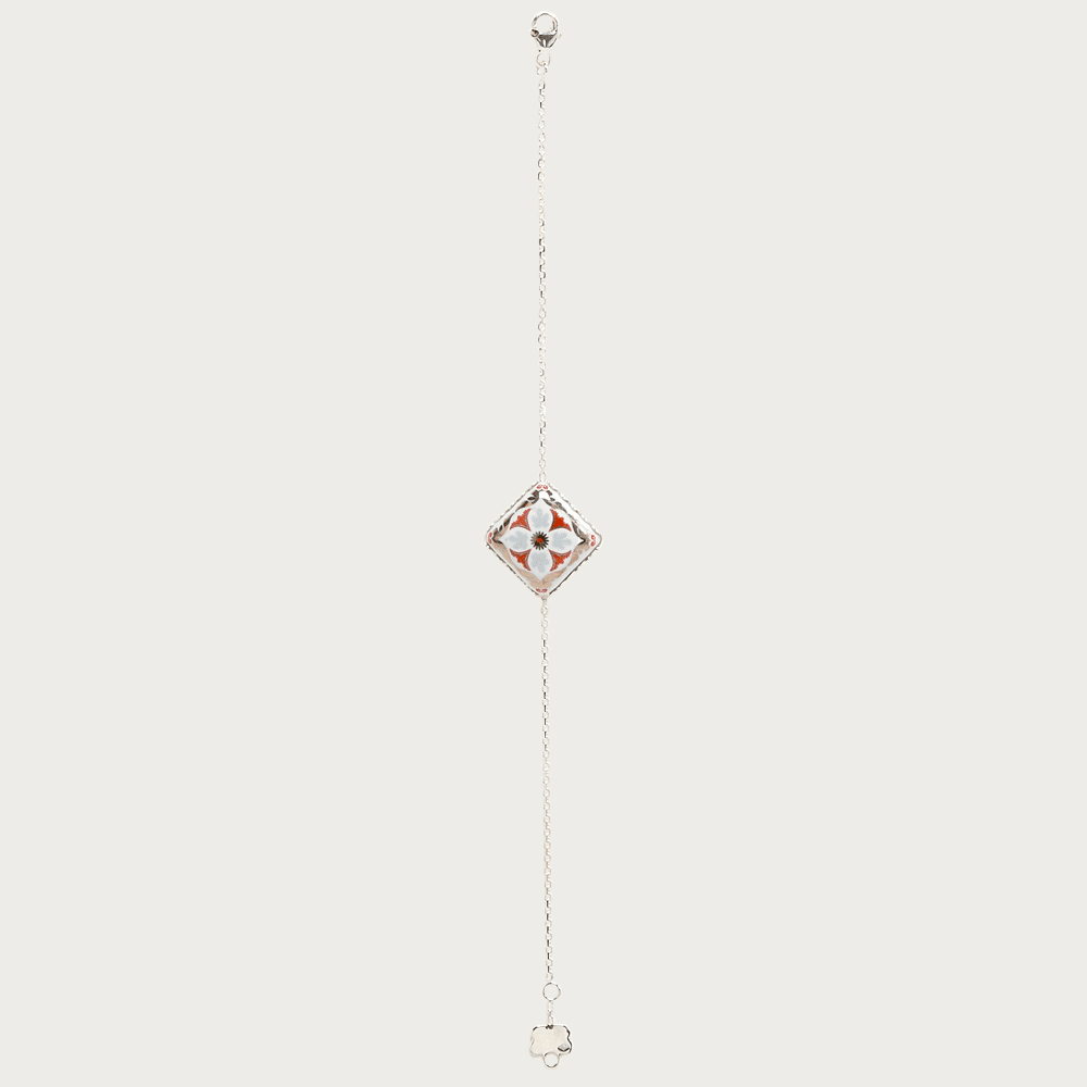 Bracelet Argent 925 - cabanoun rouge