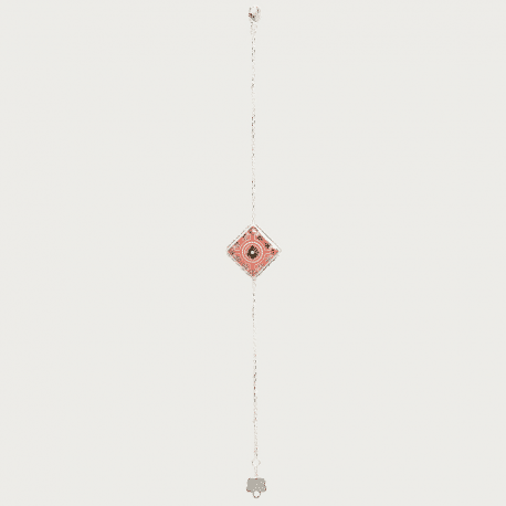 Bracelet Argent 925 - casteu rouge