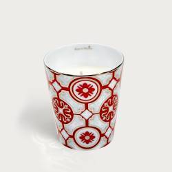 Precious refillable candle - casteu red