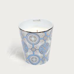 Precious refillable candle - casteu light blue