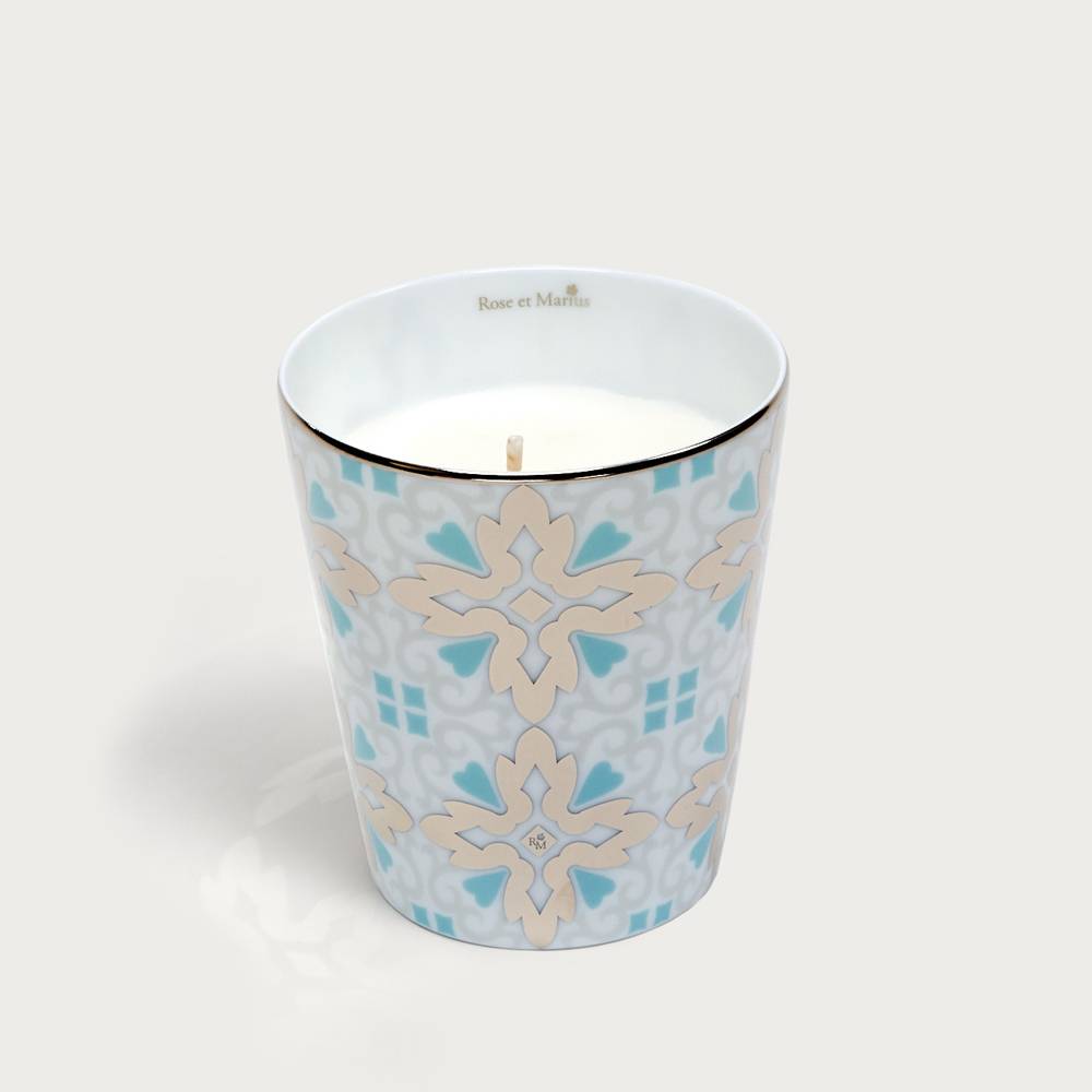 Precious refillable candle - tame turquoise