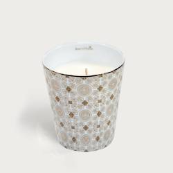 Precious refillable candle - mni casteu taupe