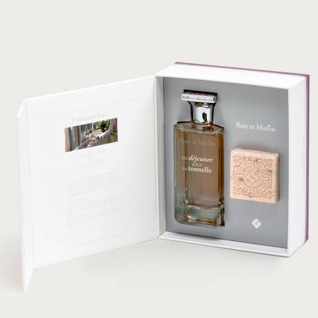 parfum luxe - coffret cadeau - rose et marius