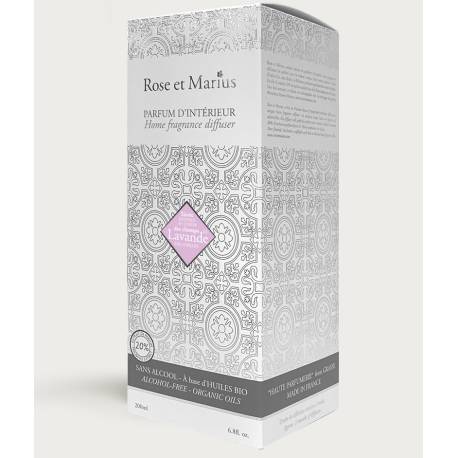 diffuseur de parfum - diffuseur vin rosé - parfum d'intérieur rose et marius